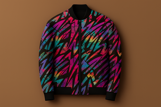 Neon Abstract Bomber