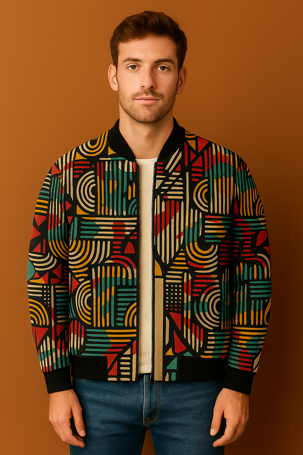 Tribal Multicolor Bomber